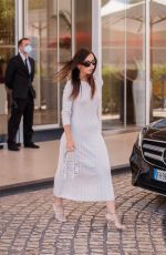 MARTA POZZAN Leaves Martinez Hotel at 74th Cannes Film Festival 07/13/2021