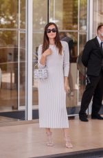 MARTA POZZAN Leaves Martinez Hotel at 74th Cannes Film Festival 07/13/2021