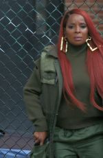 MARY J. BLIGE on the Set of Power in Washington 07/28/2021