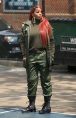 MARY J. BLIGE on the Set of Power in Washington 07/28/2021