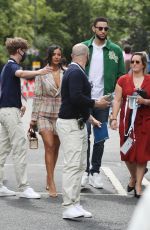 MAYA JAMA and Ben Simmons at Wimbledon 07/05/2021