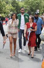 MAYA JAMA and Ben Simmons at Wimbledon 07/05/2021