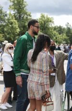 MAYA JAMA and Ben Simmons at Wimbledon 07/05/2021
