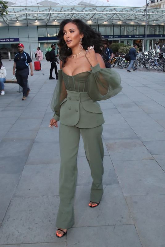 MAYA JAMA at DAZN Matchroom in London 07/27/2021