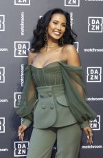 MAYA JAMA at Dazn x Matchroom VIP Launch in London 07/27/2021