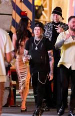 MEGAN FOX and Machine Gun Kelly Leaves UFC 264 Fight Between Conor McGregor vs Dustin Poirier in Las Vegas 07/10/2021