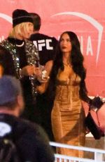 MEGAN FOX and Machine Gun Kelly Leaves UFC 264 Fight Between Conor McGregor vs Dustin Poirier in Las Vegas 07/10/2021