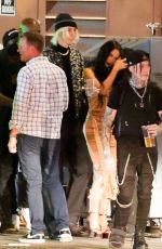 MEGAN FOX and Machine Gun Kelly Leaves UFC 264 Fight Between Conor McGregor vs Dustin Poirier in Las Vegas 07/10/2021
