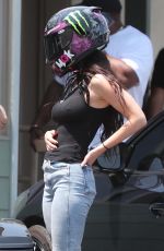 MEGAN FOX and Machine Gun Kelly Out Motorbiking in Los Angeles 07/16/2021