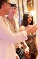 MEGAN FOX and MGK at Wynn Hotel in Las Vegas 07/09/2021