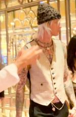 MEGAN FOX and MGK at Wynn Hotel in Las Vegas 07/09/2021