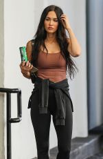MEGAN FOX Leaves a Skincare Clinic in Beverly Hills 07/14/2021