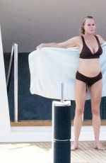 MELANIE GRIFFITH in Bikini at a Yacht in Nerano 07/29/2021