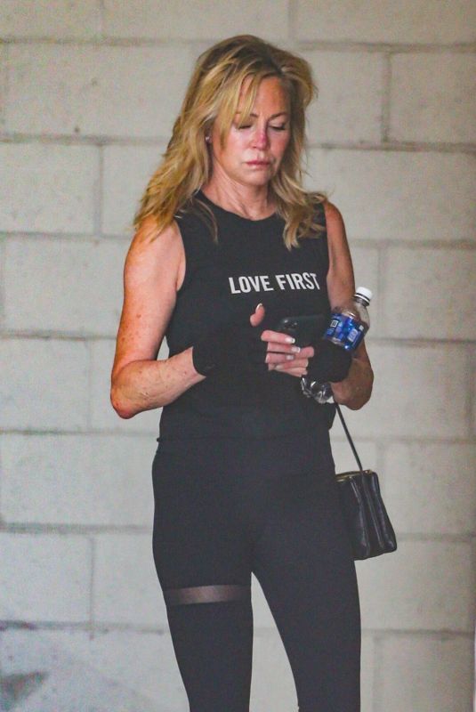 MELANIE GRIFFITH Leaves a Gym in Los Angeles 07/06/2021