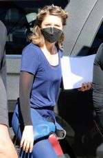 MELISSA BENOIST on the Set of Supergirl in Vancouver 07/30/2021