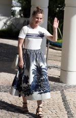 MELISSA GEORGE Leaves Hotel Martinez at Cannes Film Festival 07/09/2021/