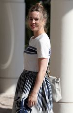MELISSA GEORGE Leaves Hotel Martinez at Cannes Film Festival 07/09/2021/