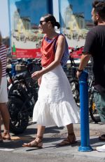 MIA MORETTI Arrives in Capri at UNICEF Italia and LuisaViaRoma Summer Gala 07/30/2021