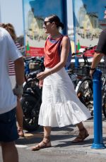 MIA MORETTI Arrives in Capri at UNICEF Italia and LuisaViaRoma Summer Gala 07/30/2021