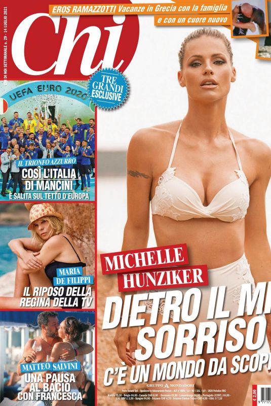 MICHELLE HUNZIKER in Chi Magazine, July 2021