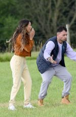 MICHELLE KEEGAN on the Set of Brassic TV Show in Manchester 07/30/2021 