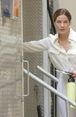 MICHELLE MONAGHAN and ANNA DIOP on the Set of Nanny in New York 06/29/2021