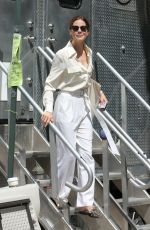 MICHELLE MONAGHAN and ANNA DIOP on the Set of Nanny in New York 06/29/2021