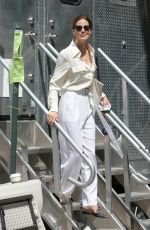 MICHELLE MONAGHAN and ANNA DIOP on the Set of Nanny in New York 06/29/2021