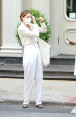 MICHELLE MONAGHAN and ANNA DIOP on the Set of Nanny in New York 06/29/2021