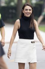 MILA KUNIS on the Set of Luckiest Girl Alive in Toronto 07/20/2021