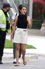 MILA KUNIS on the Set of Luckiest Girl Alive in Toronto 07/20/2021
