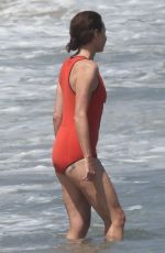 MINNIE DRIVER in Swimsuit at a Beach in Malibu 07/07/2021