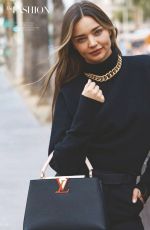 MIRANDA KERR in Harper
