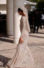 MJ RODRIGUEZ at Martinez Hotel at 2021 Cannes Film Festival 07/06/2021