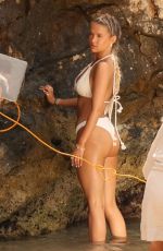 MOLLY MAE HAGUE in Bikini at a Photoshoot on the Beach in Ibiza 07/23/2021
