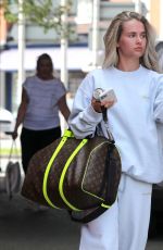 MOLLY MAE HAGUE Leaves a Hair Salon in Wilmslow 07/13/2021