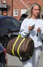 MOLLY MAE HAGUE Leaves a Hair Salon in Wilmslow 07/13/2021