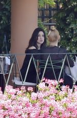 MONICA BELLUCCI Out for Lunch in Portofino 07/02/2021