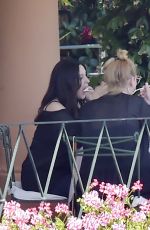 MONICA BELLUCCI Out for Lunch in Portofino 07/02/2021