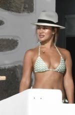 MONTANA BROWN in Bikini on Holiday in Mykonos 07/20/2021
