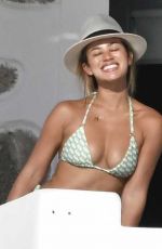 MONTANA BROWN in Bikini on Holiday in Mykonos 07/20/2021