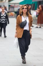 MYLEENE KLASS Arrives at Smooth Radio in London 07/10/2021