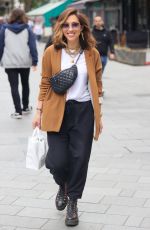 MYLEENE KLASS Arrives at Smooth Radio in London 07/10/2021