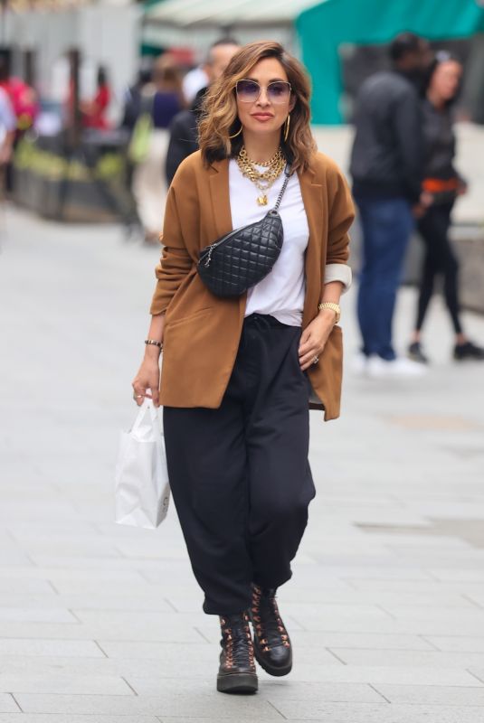 MYLEENE KLASS Arrives at Smooth Radio in London 07/10/2021