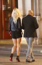 NADIYA BYCHKOVA at Novikov Restaurant in London 07/24/2021