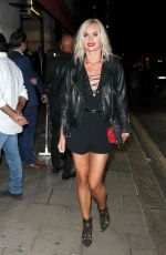 NADIYA BYCHKOVA at Novikov Restaurant in London 07/24/2021