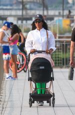 NAOMI CAMPBELL Out with Her Daughter in New York 07/16/2021