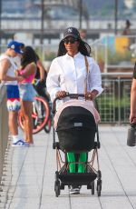 NAOMI CAMPBELL Out with Her Daughter in New York 07/16/2021