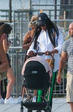 NAOMI CAMPBELL Out with Her Daughter in New York 07/16/2021