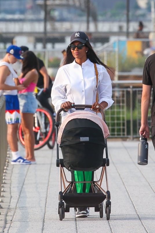 NAOMI CAMPBELL Out with Her Daughter in New York 07/16/2021